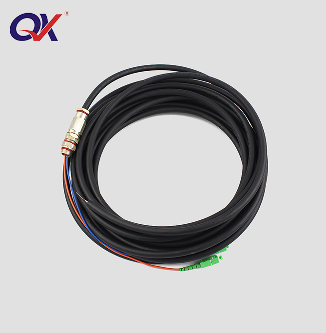 SC-APC 2 core waterproof pigtail cable