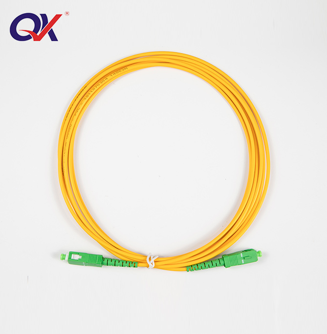 SC-APC-SC-APC single-mode single-core fiber optic jumper