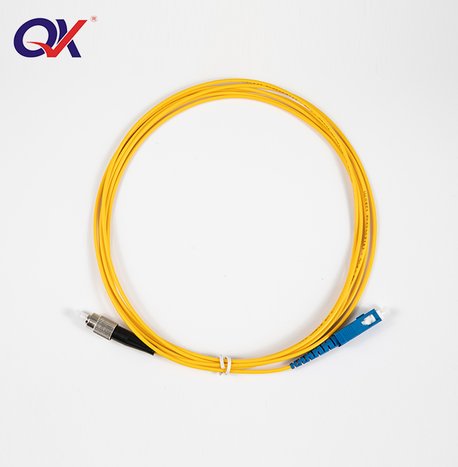 SC-FC single-mode single-core fiber optic jumper